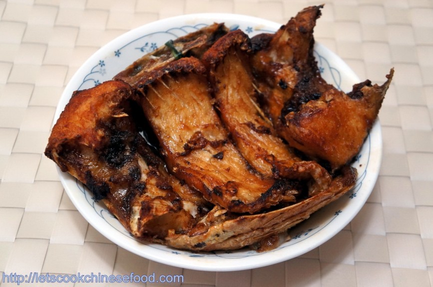 Chinese Recipe : Shanghai Smoked Fried Fish (中菜食譜：上海燻魚)